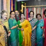 Indrani-Sen,-Alokananda-Roy,-Lopamudra-Mitra,-Aniruddha-Chakladar,-Bratati-Bandopadyay,-Reema-Mukherjee,-Srabani-Sen-and-Joy-Sarkar-at-the-launch-of-PROTHA