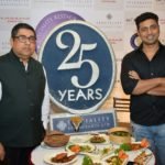 Mr Anjan Chatterjee, Founder & Managing Director of Speciality Restaurants Ltd. and Tollywood Superstar Dev at the 25 years of celebrations of Speciality Restaurants Ltd.