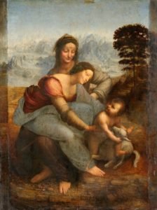  Virgin and Child with St. Anne’ by Leonardo da Vinci, 1503